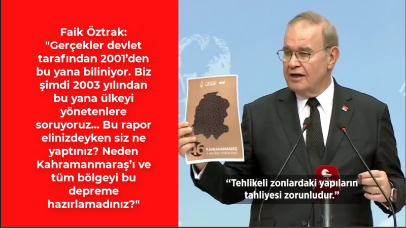 Faik Öztrak: Gerçekler devlet tarafından 2001’den bu yana biliniyor