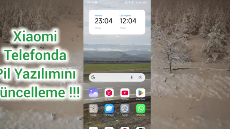 Xiaomi Telefonda Pil yazılımını güncelleme nasıl yapılır?